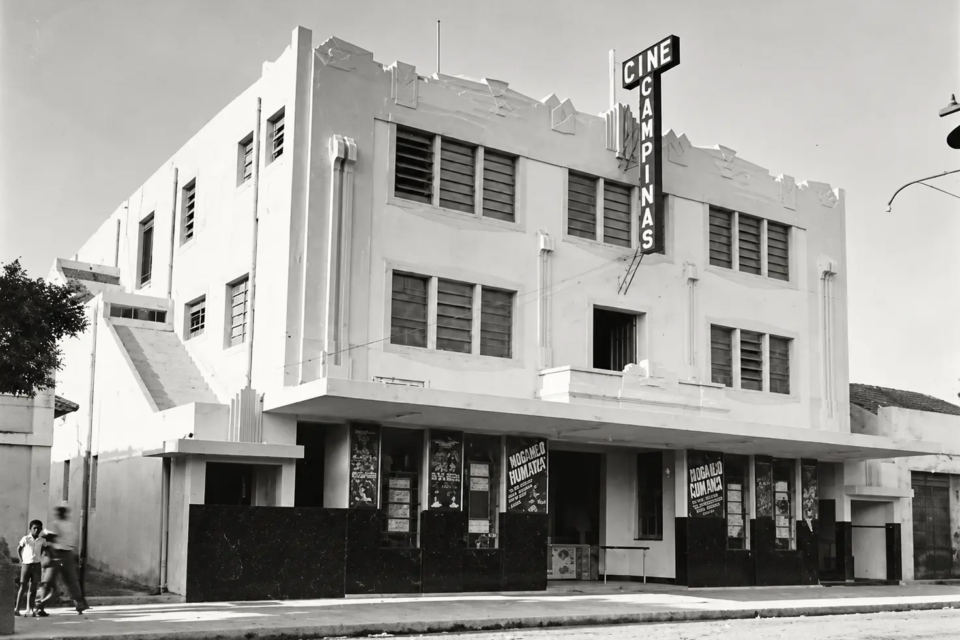 Cine Campinas, um dos espaços de lazer que marcaram a vida cultural e social de Goiânia nas primeiras décadas da capital (Foto: Acervo do Museu da Imagem e do Som de Goiás – MIS)