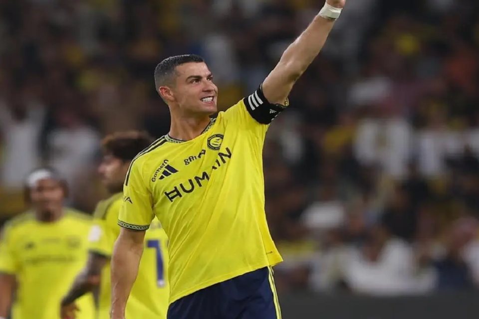 Cristiano Ronaldo marca três gols no Al-Kholood, pela 12ª rodada do Campeonato Saudita