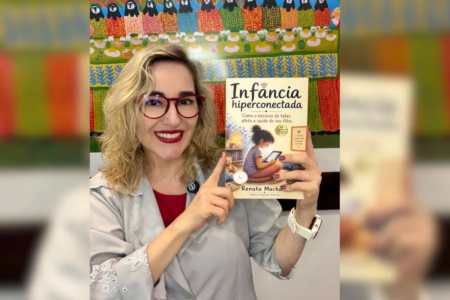 Em “Infância Hiperconectada”, Renata Machado Pinto aborda relações entre tecnologia, melatonina, crescimento e puberdade, e propõe mudanças na rotina das famílias (Foto: Divulgação)