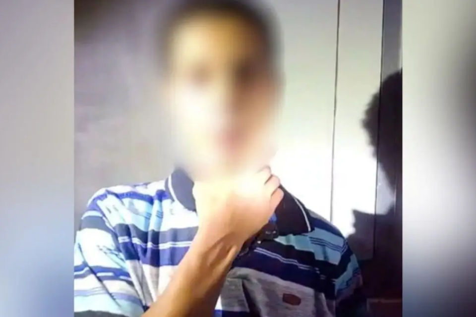 Foto do adolescente de 17 anos apreendido após a morte do filho de 3 meses em Caiapônia, no sudoeste de Goiás