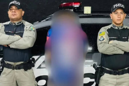 Suspeito foi preso pela Polícia Militar - (Foto: reprodução/PM)