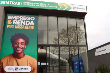 Sede do SEMTRAE, em Senador Canedo - (Foto: reprodução)