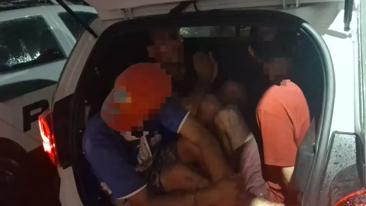 Atualização: Trio é preso suspeito de espancar e deixar homem apenas de roupas íntimas em Aparecida de Goiânia