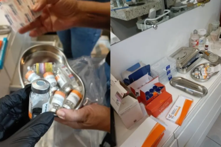 Medicamentos apreendidos - (Foto: reprodução/PC)