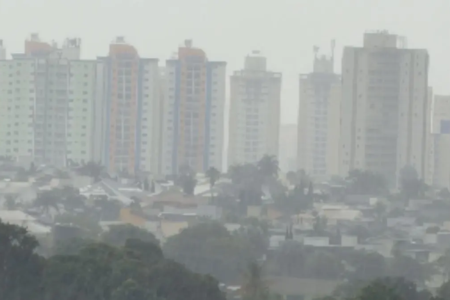 Chuva em Goiânia no dia 14 de outubro