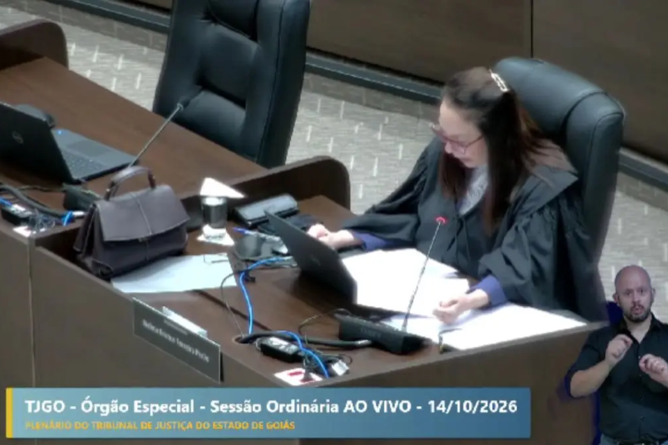 Desembargadora Nelma Perillo, do Tribunal de Justiça de Goiás (Foto: Reprodução)