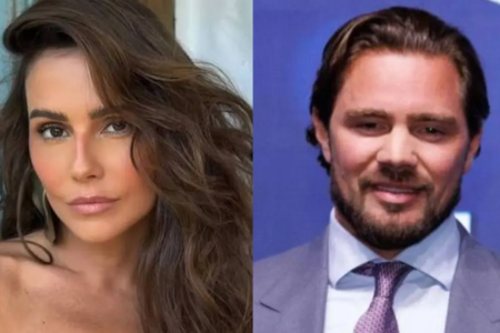 Daniel Vorcaro e a atriz Deborah Secco