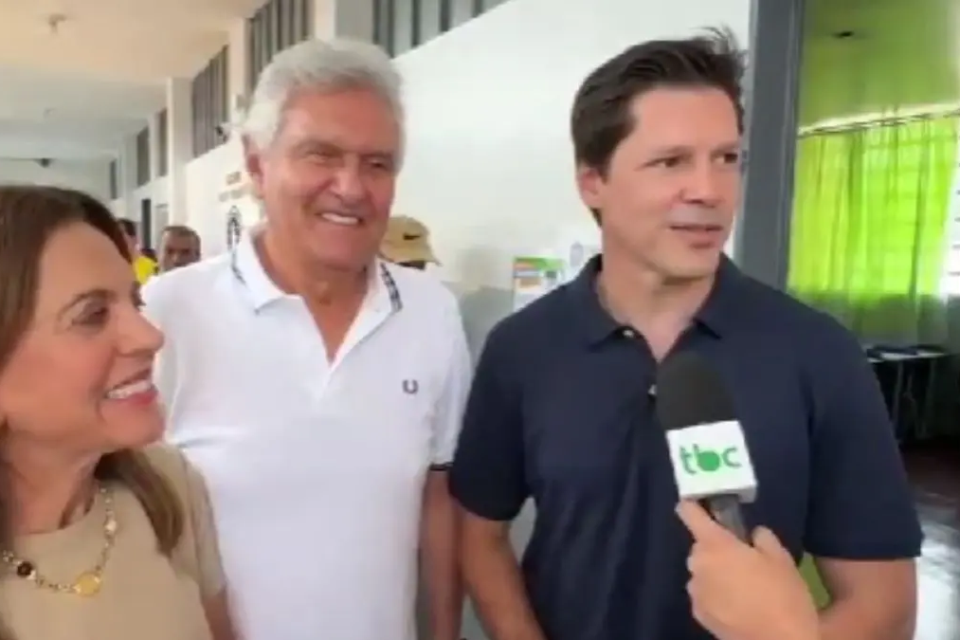 Ronaldo Caiado, Gracinha Caiado e Daniel Vilela