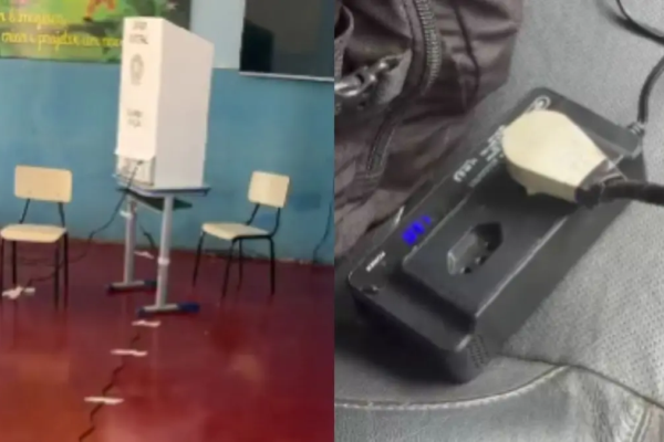 Gambiarra para urna funcionar