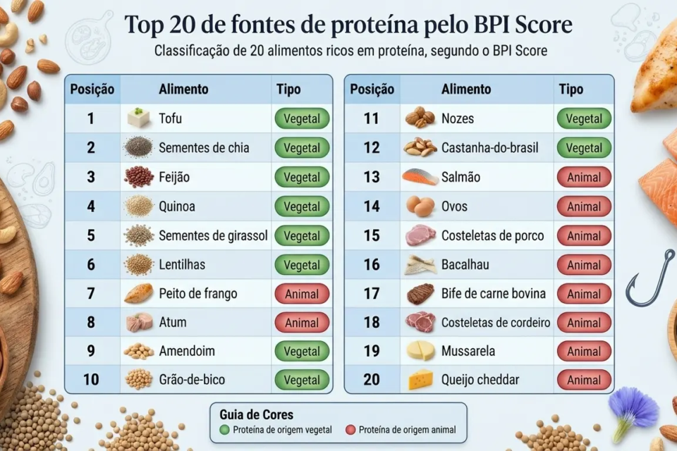 Quais são os dez melhores alimentos para obter proteína? Resposta pode te surpreender; veja ranking Queijo cheddar aparece na última posição