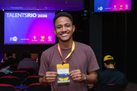 Goiano é único do Centro-Oeste para formação audiovisual no Rio Estudante de Cinema e Audiovisual da UEG, Mateus Lemos Talents Rio