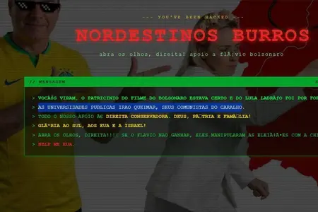 Site da Ancine é invadido e exibe xingamentos a Lula e foto de Flávio Bolsonaro Sistema da Agência Nacional do Cinema