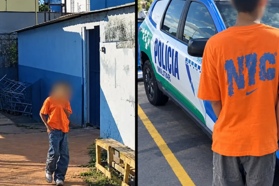 Homem suspeito de furto em obra
