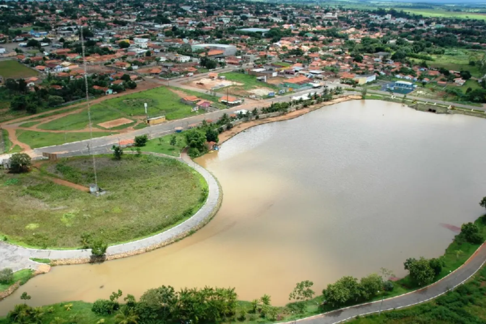 lago por do sol x iporá