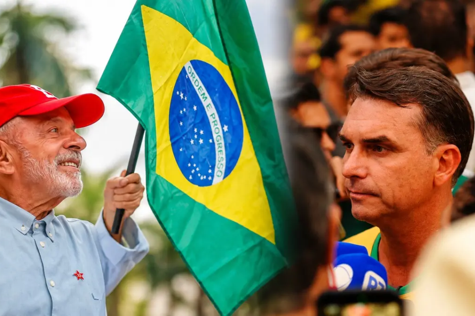Lula e Flávio Bolsonaro se enfrentam novamente no segundo turno das eleições presidenciais
