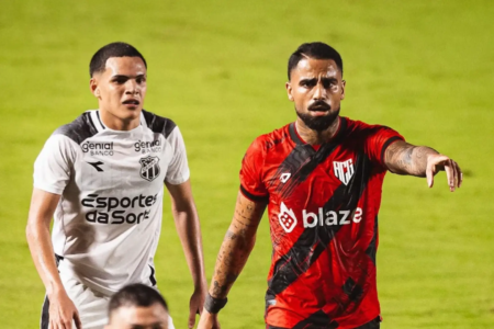 Netinho do Atlético contra o Ceará