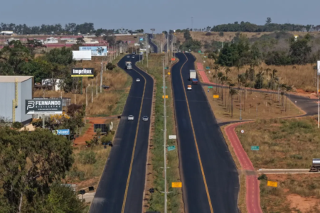 Obras na GO-020 entre Goiânia e Bela Vista de Goiás