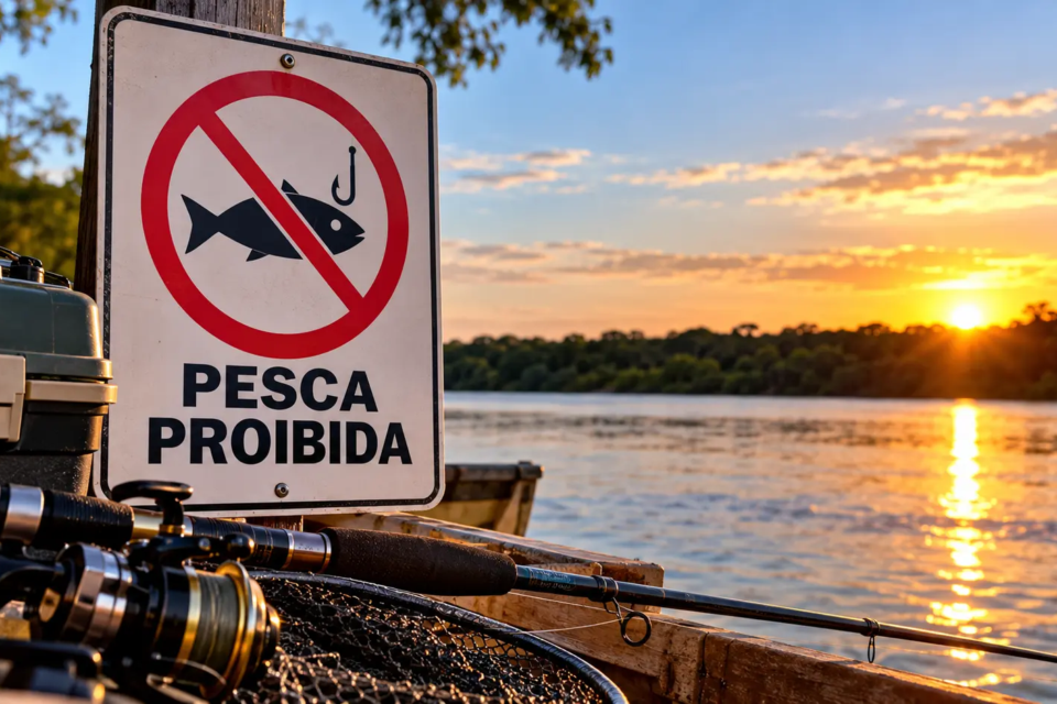 Pesca Proibida ao Pôr do Sol