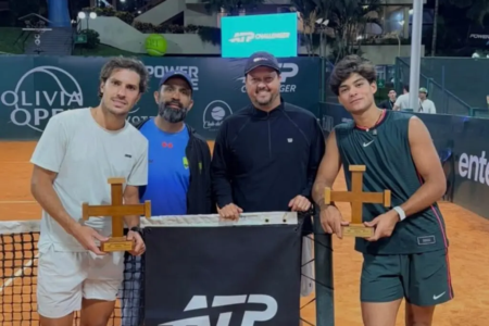 Pela segunda vez seguida, goiano Guto Miguel fica com vice-campeonato em torneio Challenger