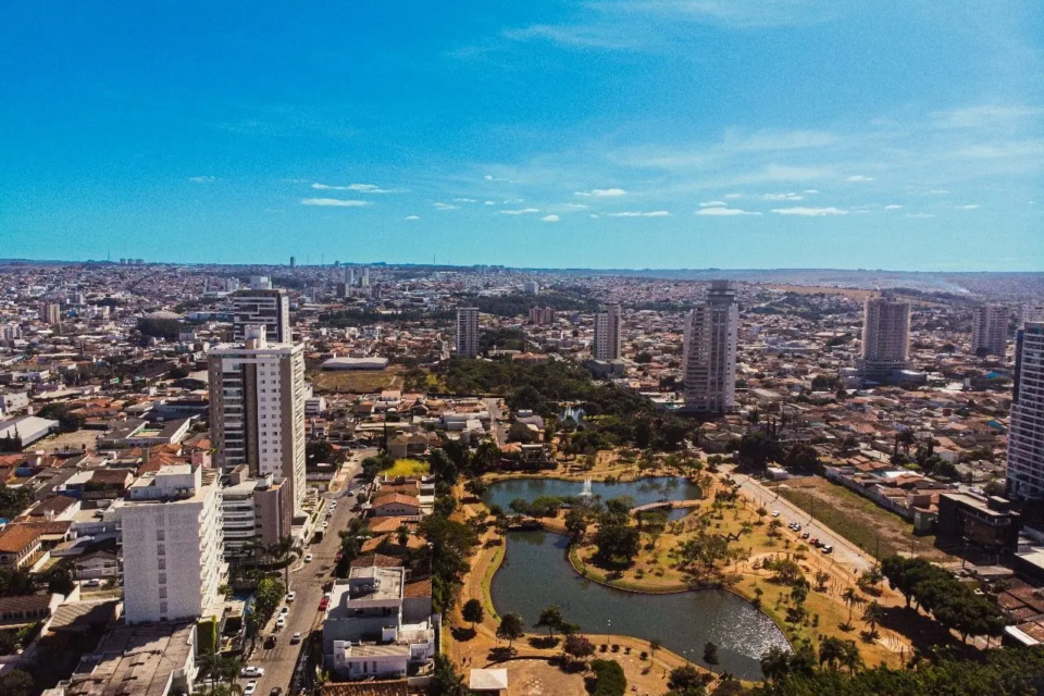 Foto aérea da cidade de Anápolis, em Goiás (Foto: Prefeitura de Anápolis)
