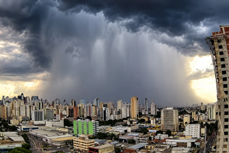 Tempestade sobre a metrópole