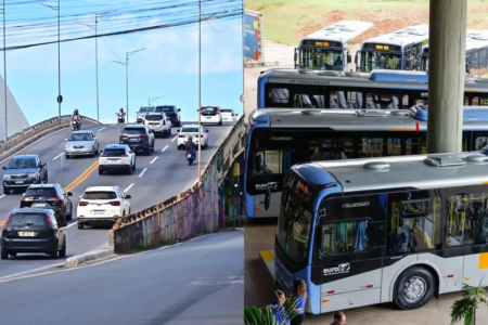 Trânsito de ônibus pode ficar até 30% mais rápido na T-63 com implantação do sistema BRS em Goiânia