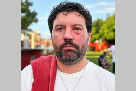 Vinicius de Paula, da Rádio Vale FM é agredido por jogador do São Luís