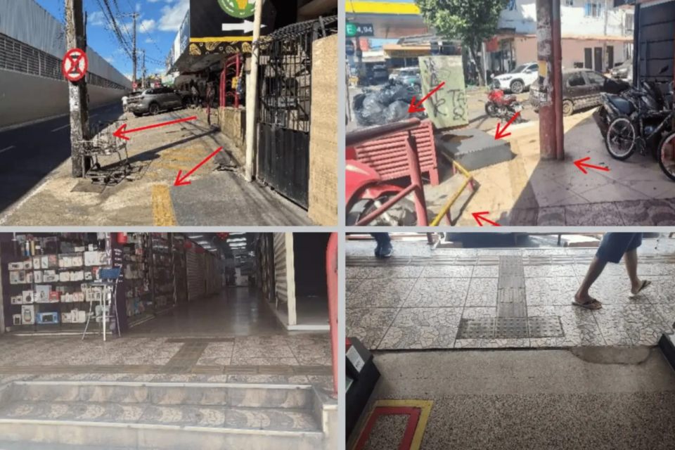 Imagem das irregularidades