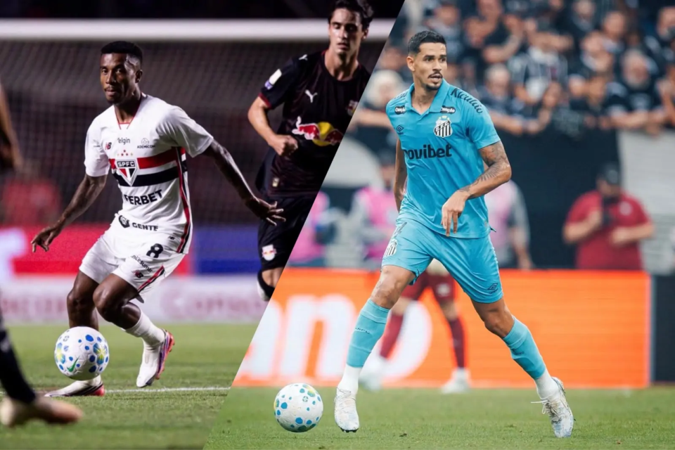 Clássico paulista coloca em jogo a busca do São Paulo por reação e a boa fase do Santos no Brasileirão