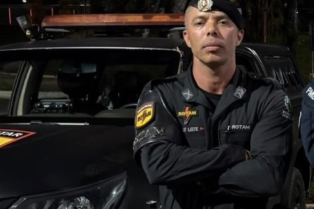 Quem era Elessandro Leite Alves, sargento da Rotam que morreu em acidente na BR-040 (Foto: Reprodução)