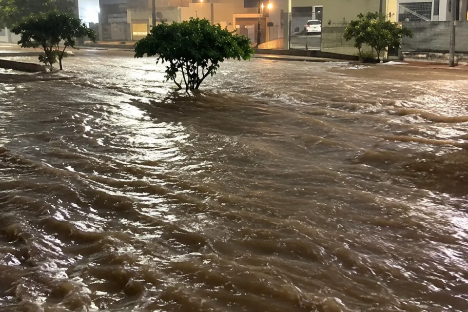 Imagem do alagamento
