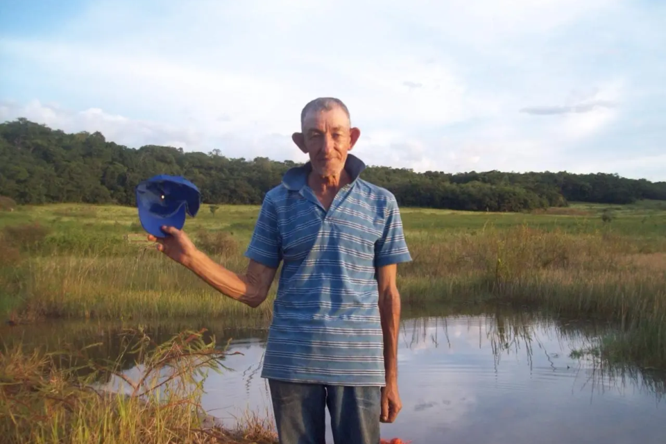 O agricultor Sidnei Honorato trabalhou em fazendas de Jataí durante a juventude, até se mudar para o bairro Vila Sofia há 47 anos (Foto: arquivo pessoal)
